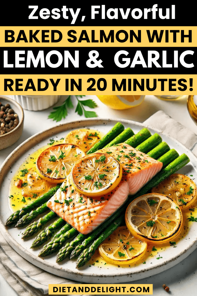 Baked Lemon-Garlic Salmon 