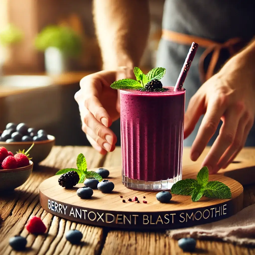 Berry Antioxidant Blast Smoothie Recipe - Diet And Delight