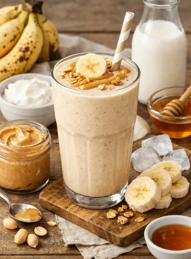 peanut butter banana smoothie