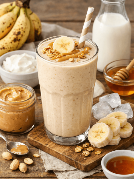 peanut butter banana smoothie