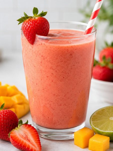 Easy Strawberry Mango Smoothie