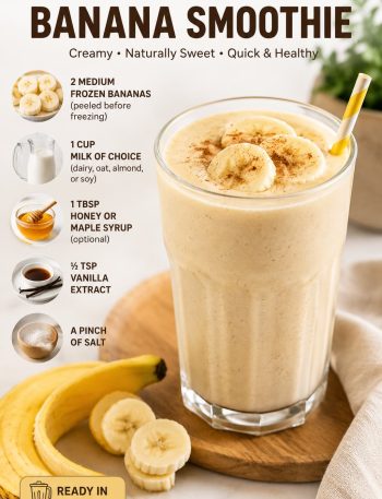 classic banana smoothie recipe