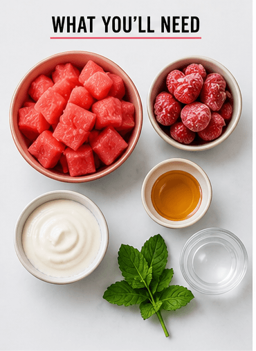 Watermelon Smoothie ingredients