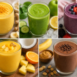 Healthy Energy Boost Breakfast Smoothies