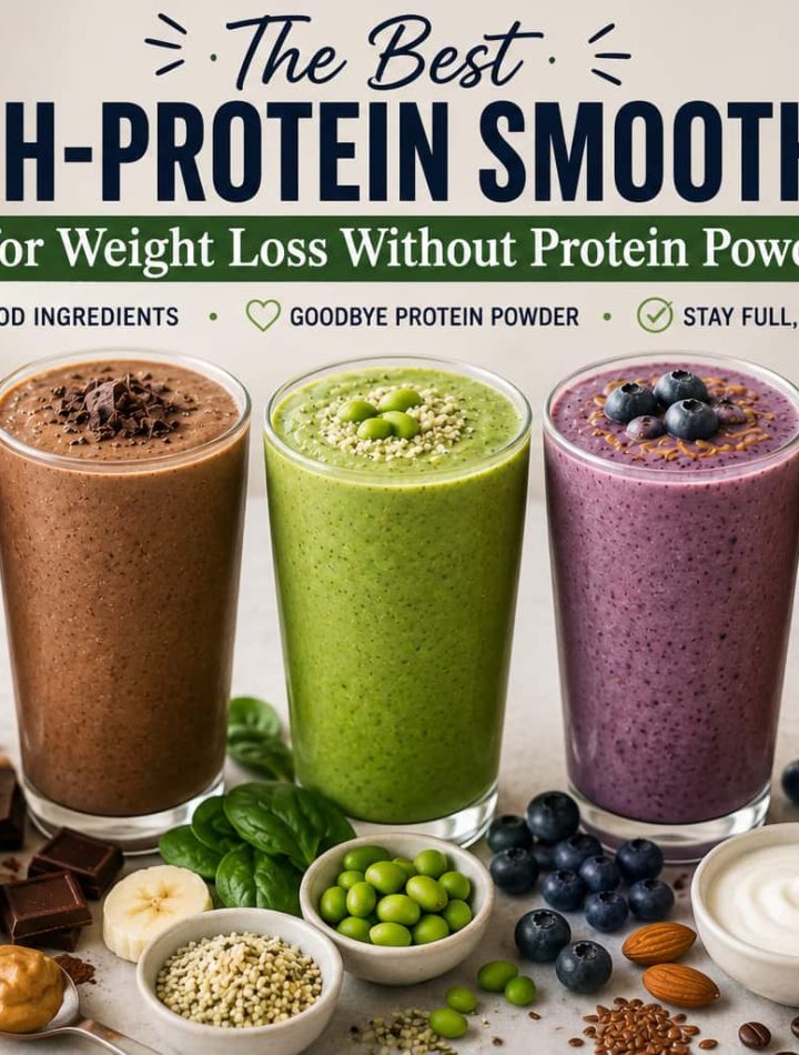 The Best High-Protein Smoothies for Weight Loss Without Protein Powder