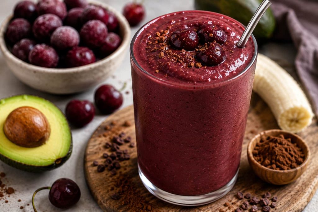 cherry avocado smoothie recipe