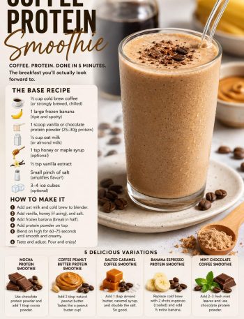 coffee protein smoothie