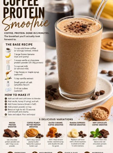 coffee protein smoothie