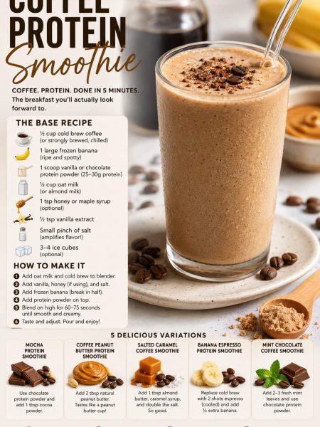 coffee protein smoothie