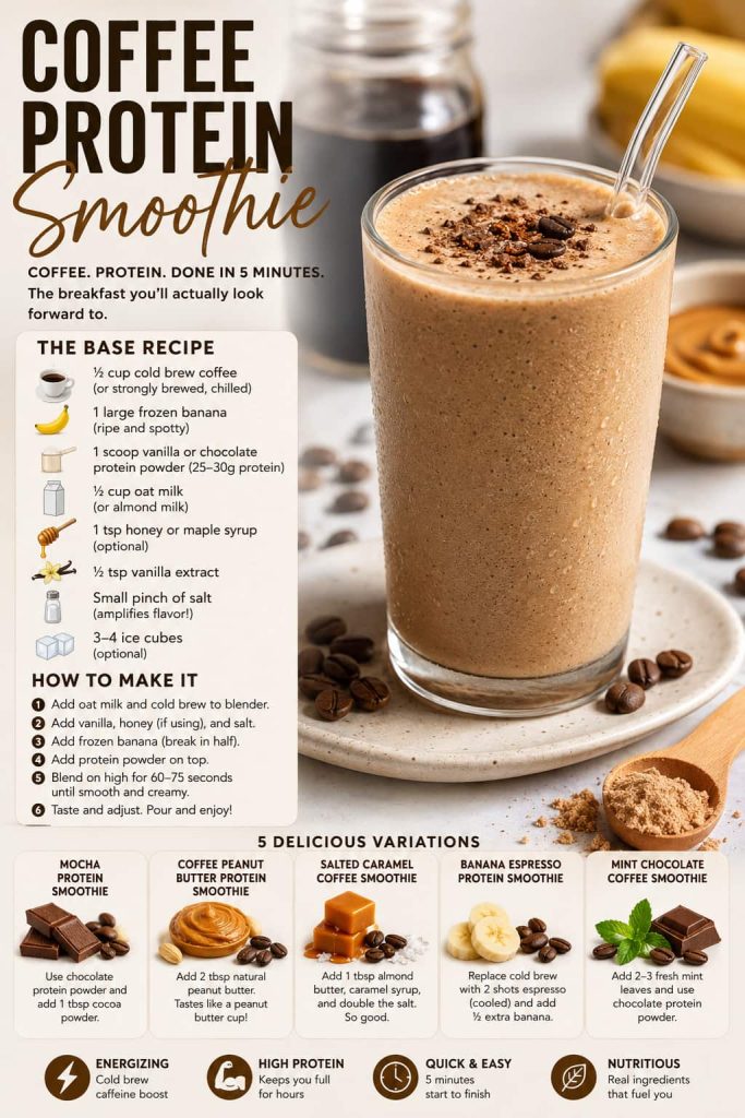 coffee protein smoothie