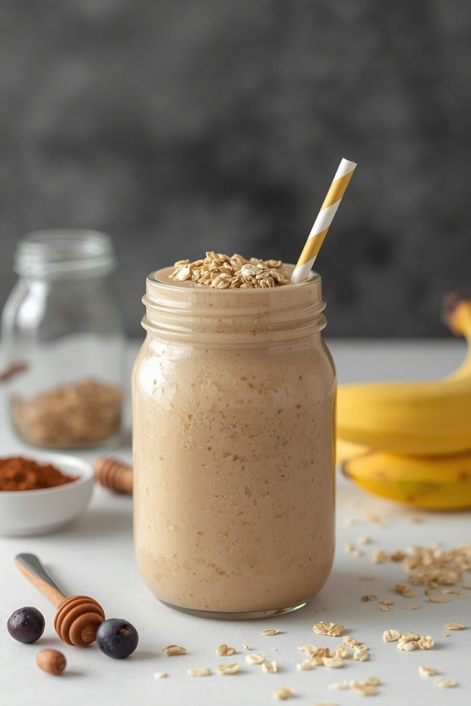 Oat & Honey Overnight Energy Smoothie