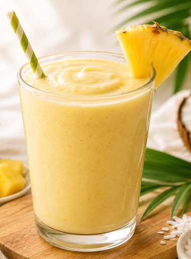 the classic Pineapple Coconut Smoothie recipe